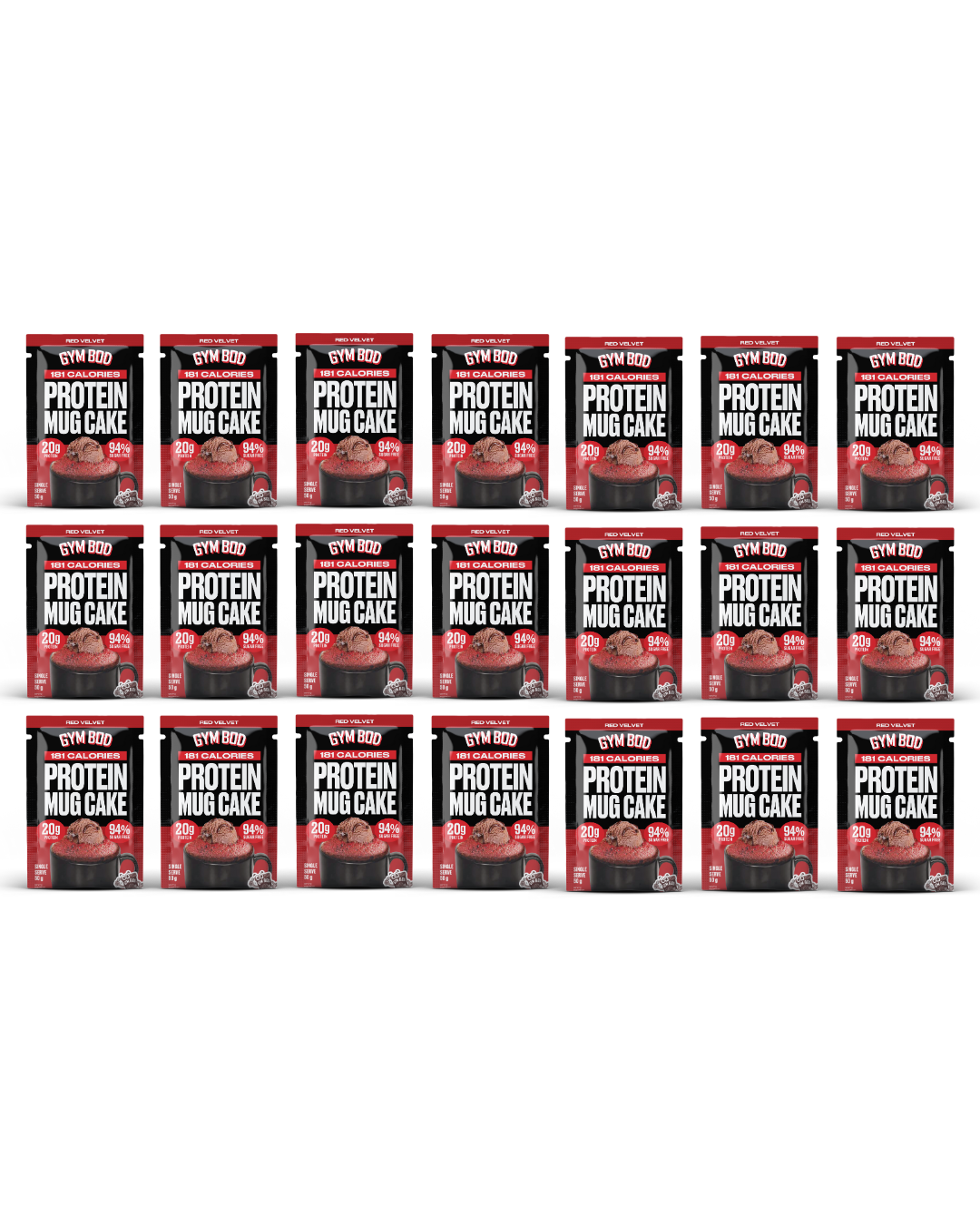 GYM BOD Red Velvet Protein Mug Cake