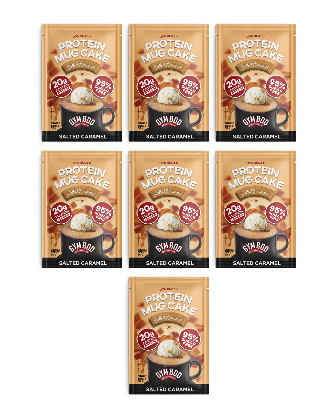 GYM BOD Salted Caramel Mug Cakes