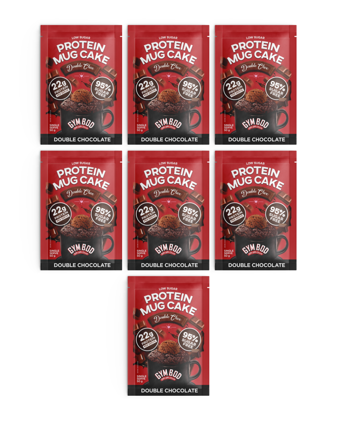 GYM BOD Double Choc Protein Mug Cake