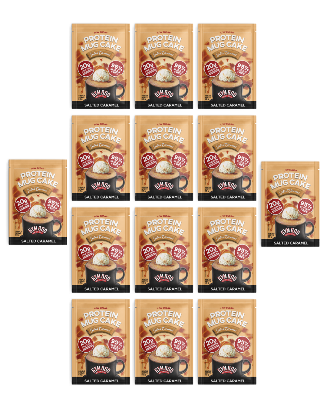 GYM BOD Salted Caramel Mug Cakes