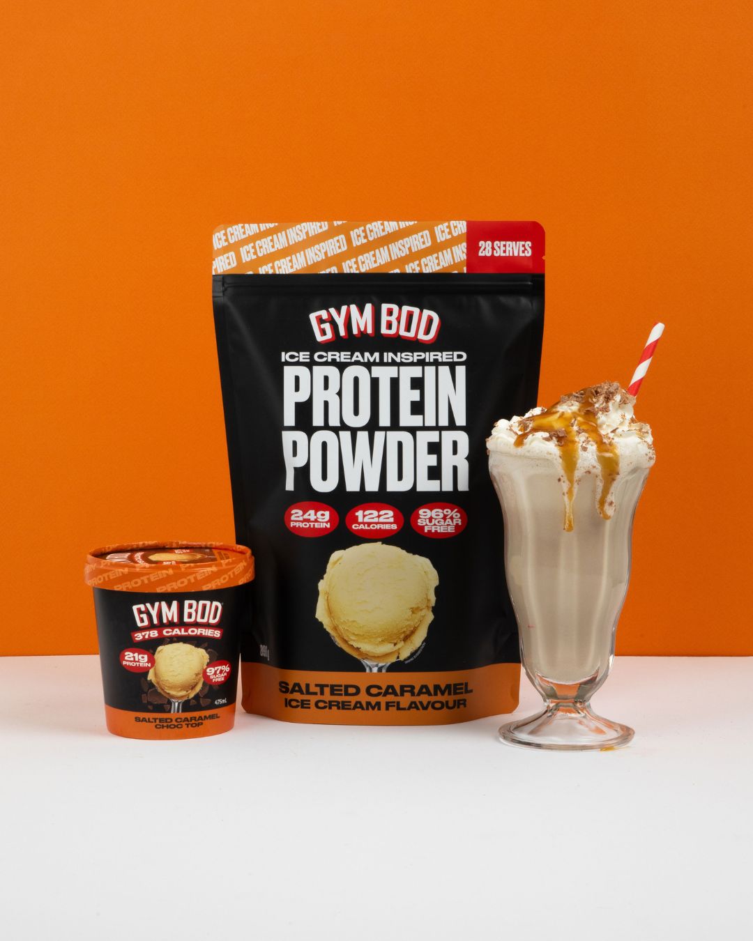GYM BOD Salted Caramel Protein Powder