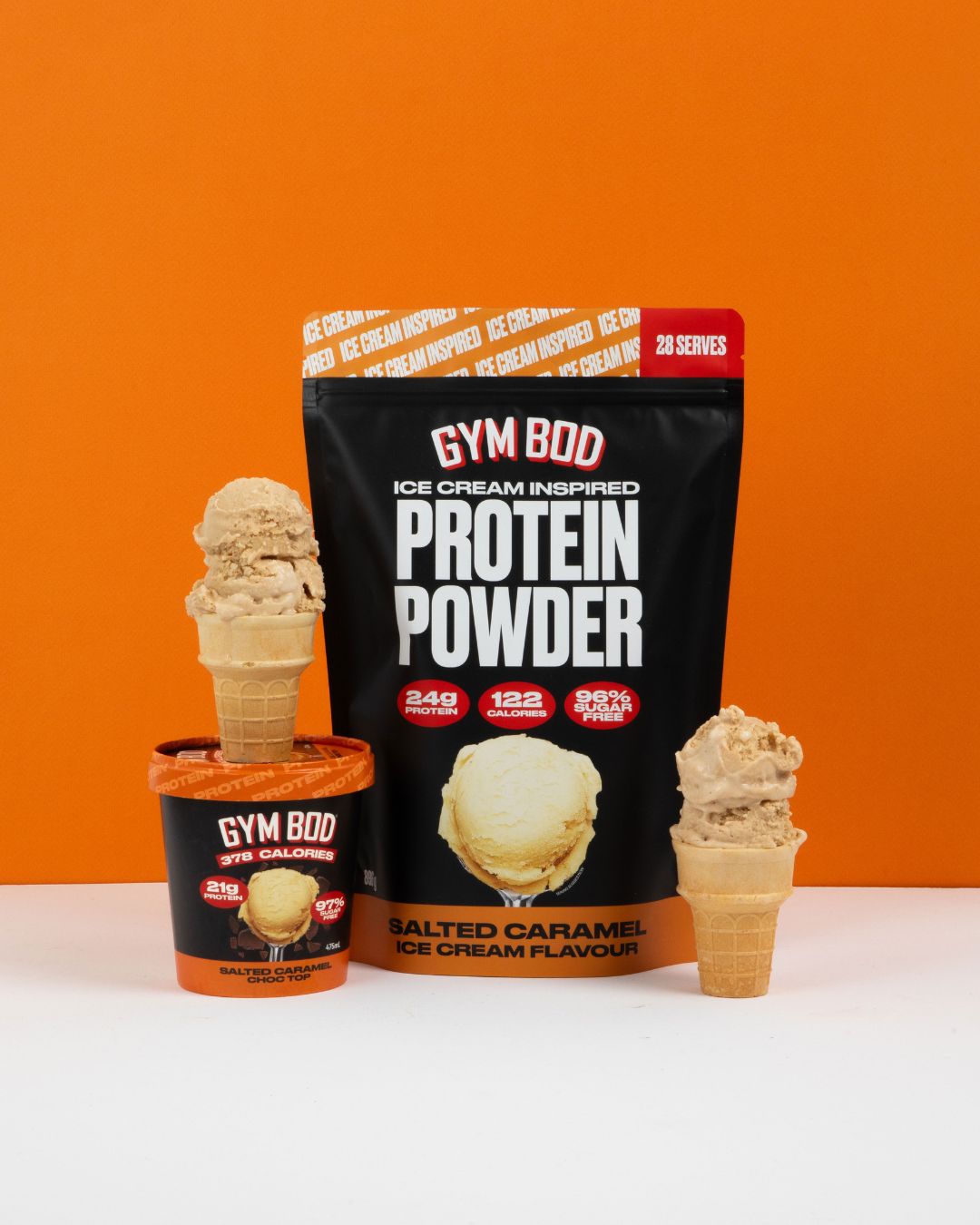 GYM BOD Salted Caramel Protein Powder