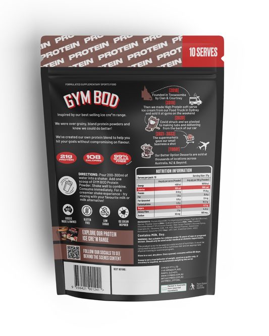 GYM BOD Protein Powder Choc Pudding | 270g