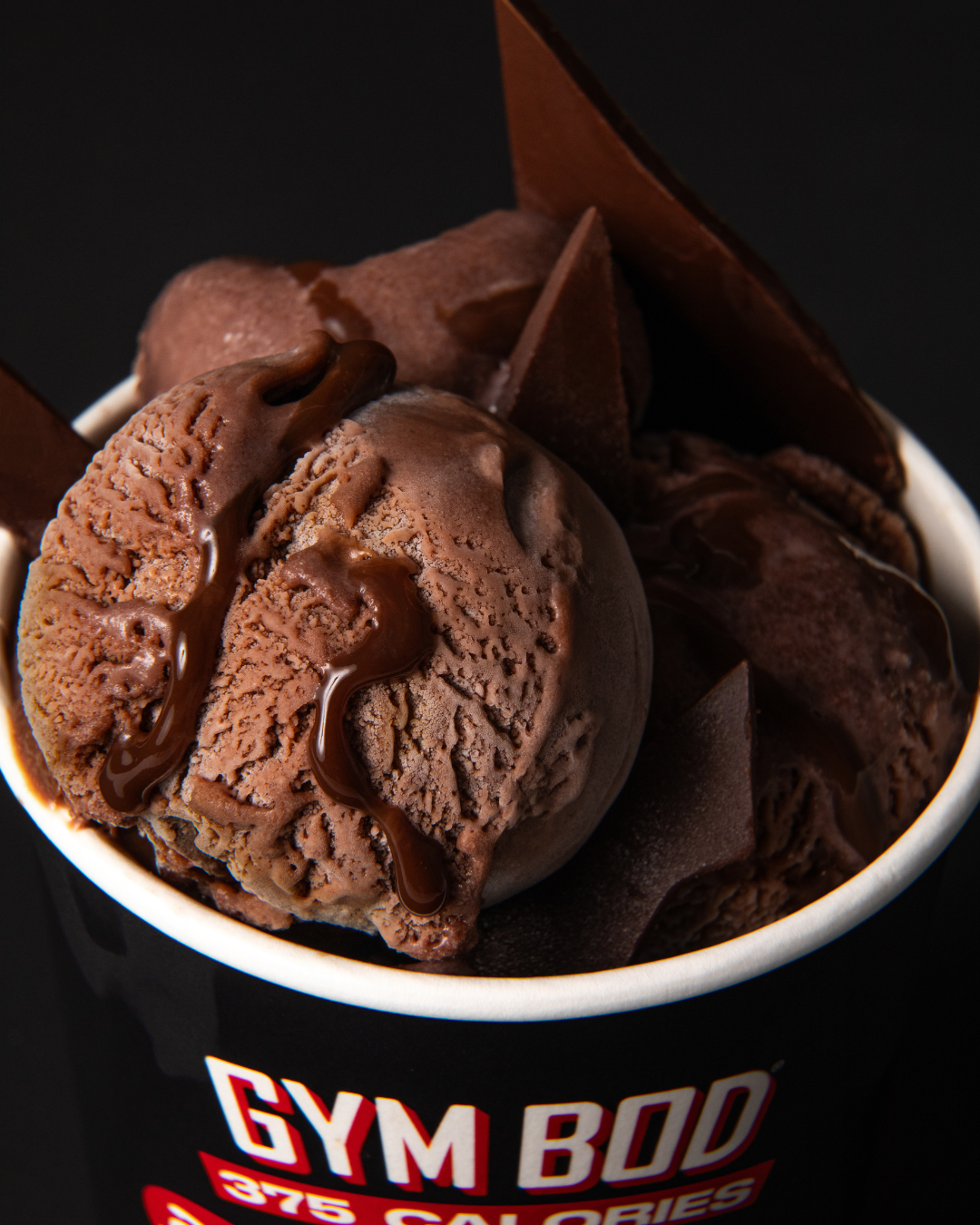 GYM BOD Choc Pudding Choc Top Ice Cre*m 475ml