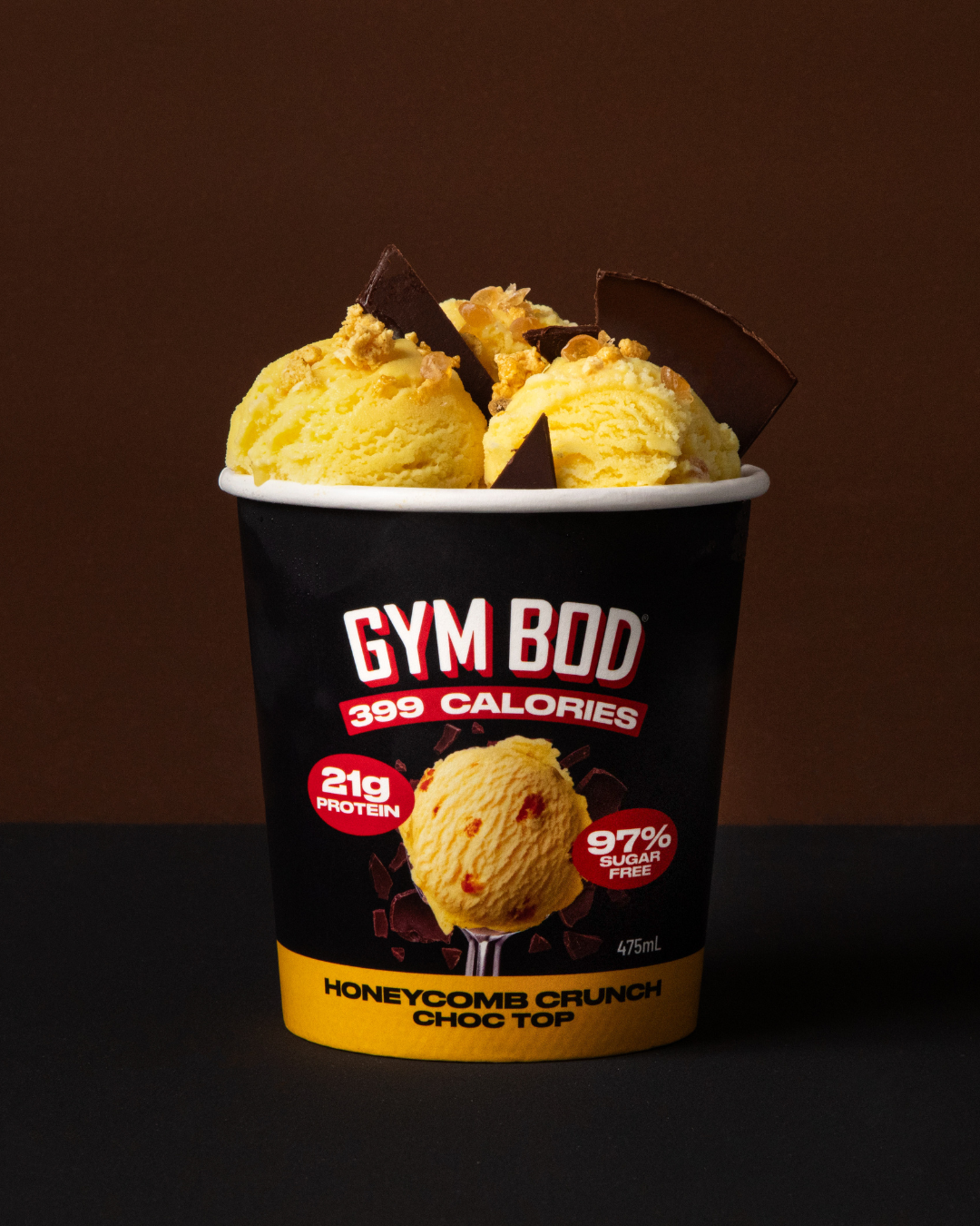 GYM BOD Honeycomb Crunch Ice Cre*m 475ml