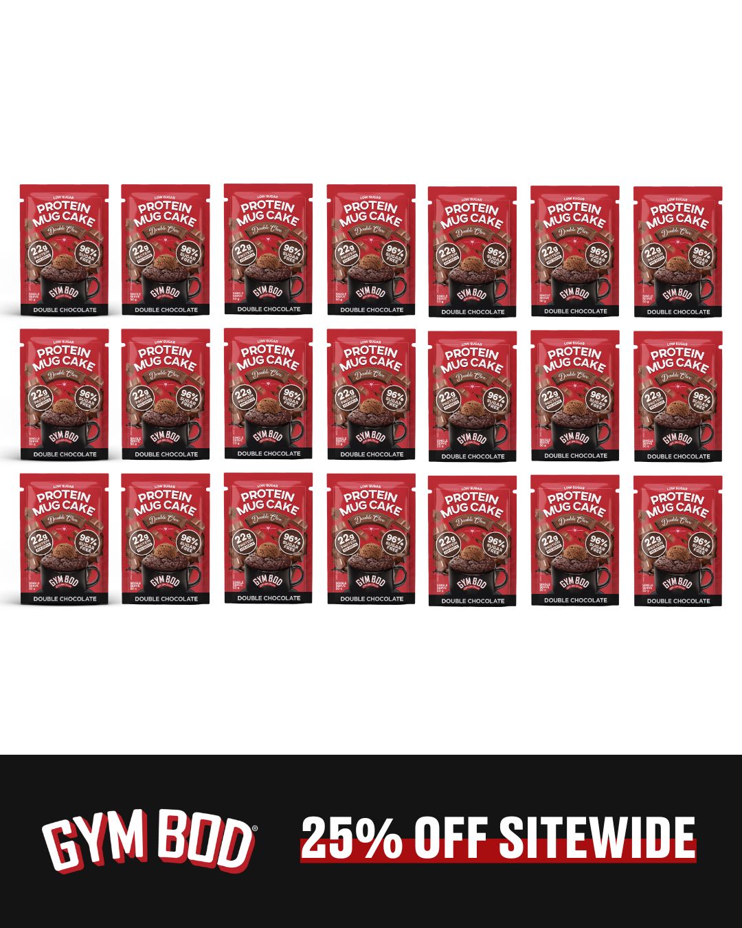 GYM BOD Double Choc Protein Mug Cake