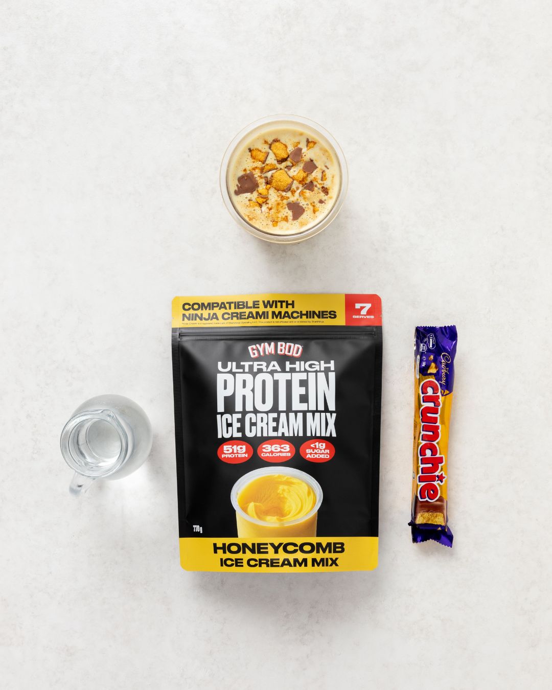 GYM BOD Honeycomb Protein Ice Cream Mix