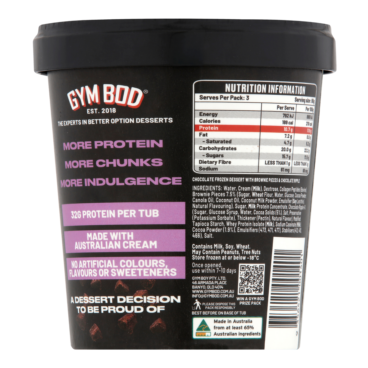 Triple Choc Brownie 475mL