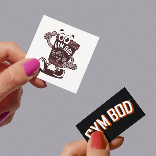 GYM BOD Stickers 2 Pack