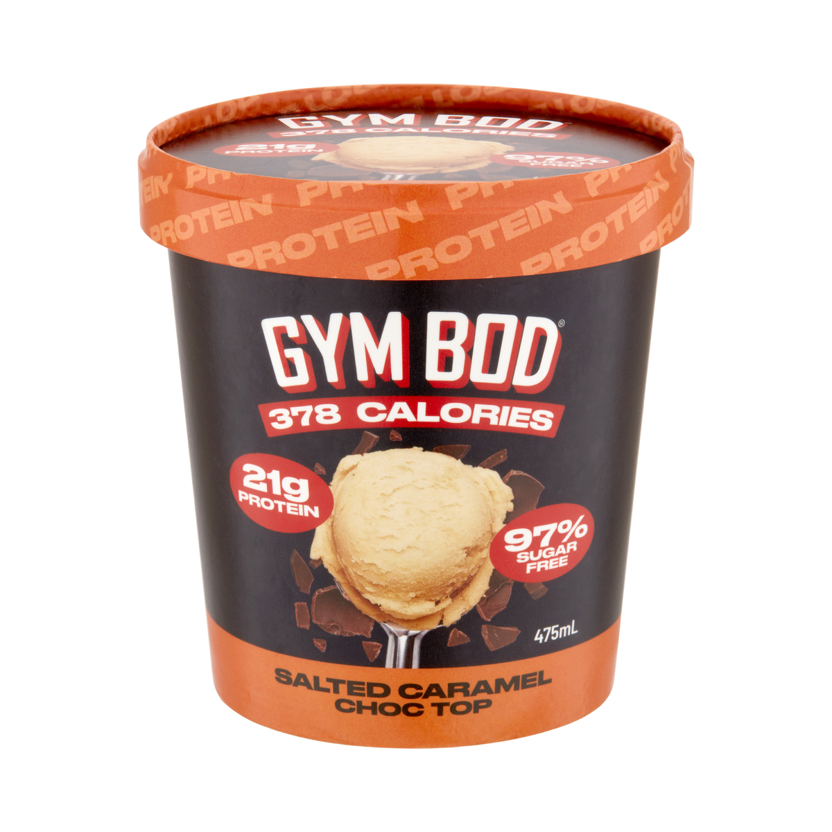 Salted Caramel Choc Top 475ml