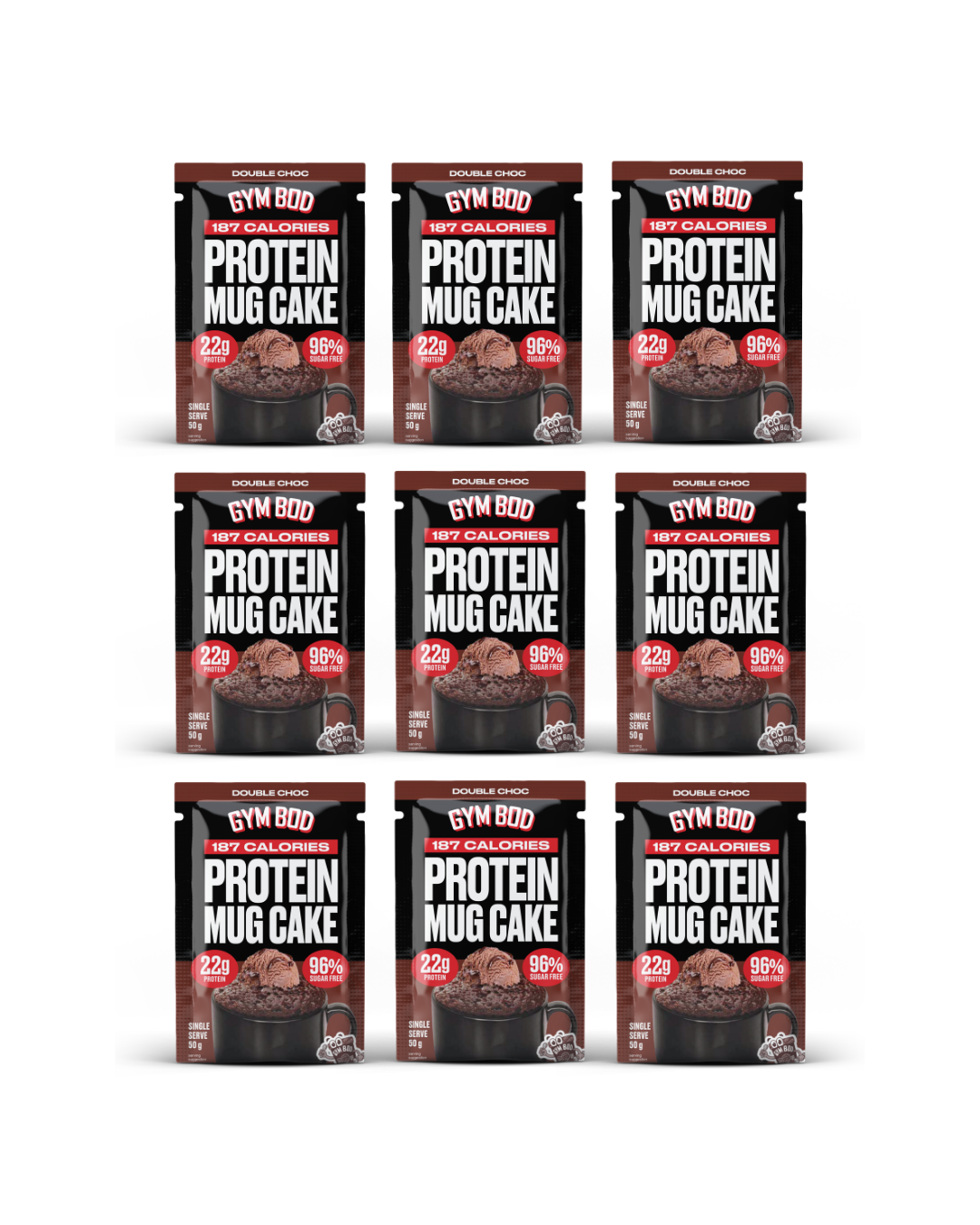 GYM BOD Double Choc Protein Mug Cake