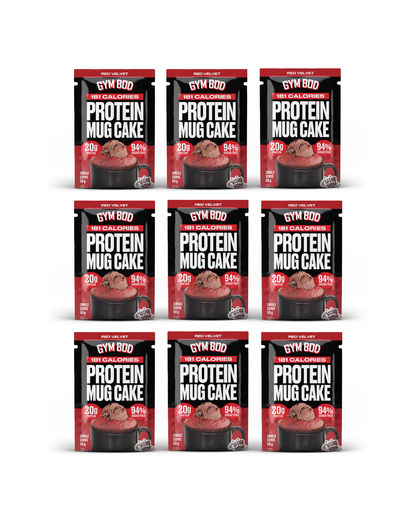 GYM BOD Red Velvet Protein Mug Cake