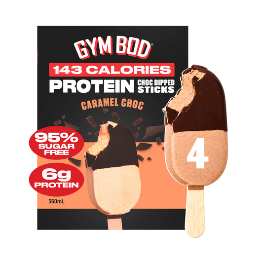 Choc Caramel Protein Choc Dipped Sticks 360mL