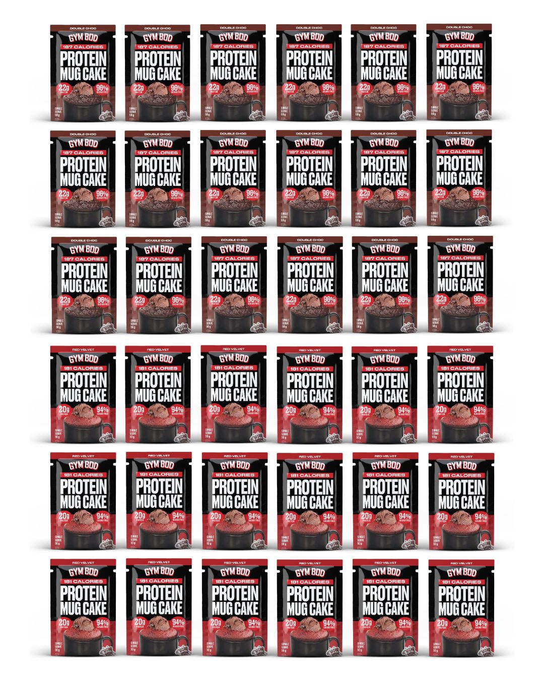 GYM BOD Mug Cake Variety Pack