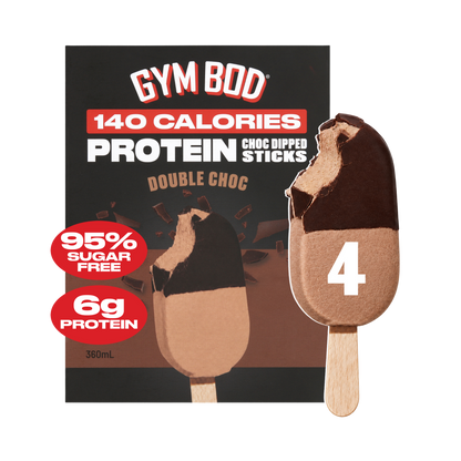 Double Choc Protein Choc Dipped Sticks 360ml