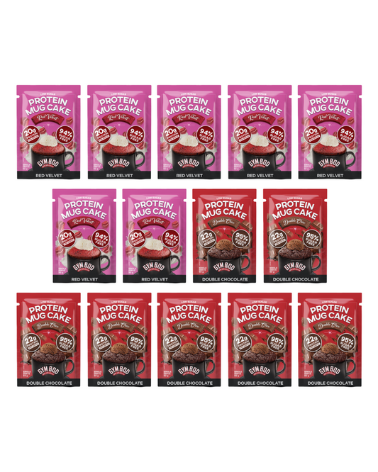 GYM BOD Protein Mug Cake Variety Pack