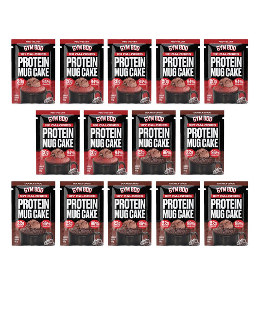 GYM BOD Protein Mug Cake Variety Pack