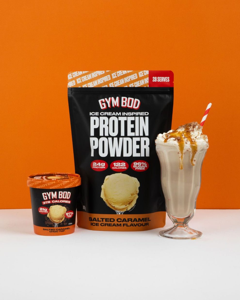 GYM BOD Salted Caramel Protein Powder