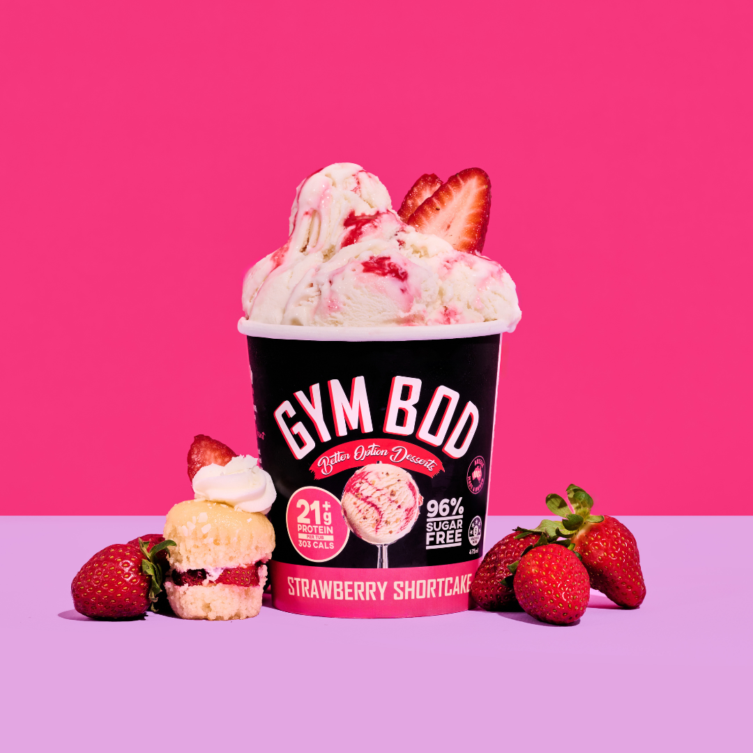 GYM BOD Strawberry Shortcake Ice Cre*m 475ml