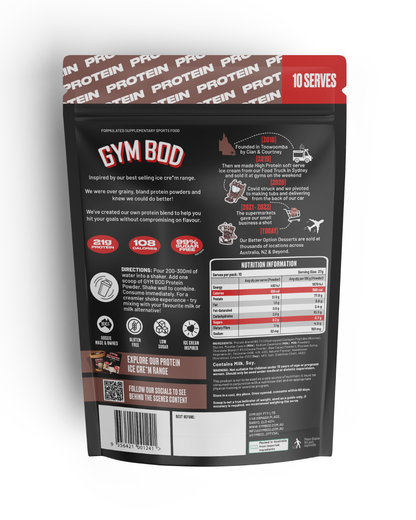 GYM BOD Protein Powder Choc Pudding | 270g