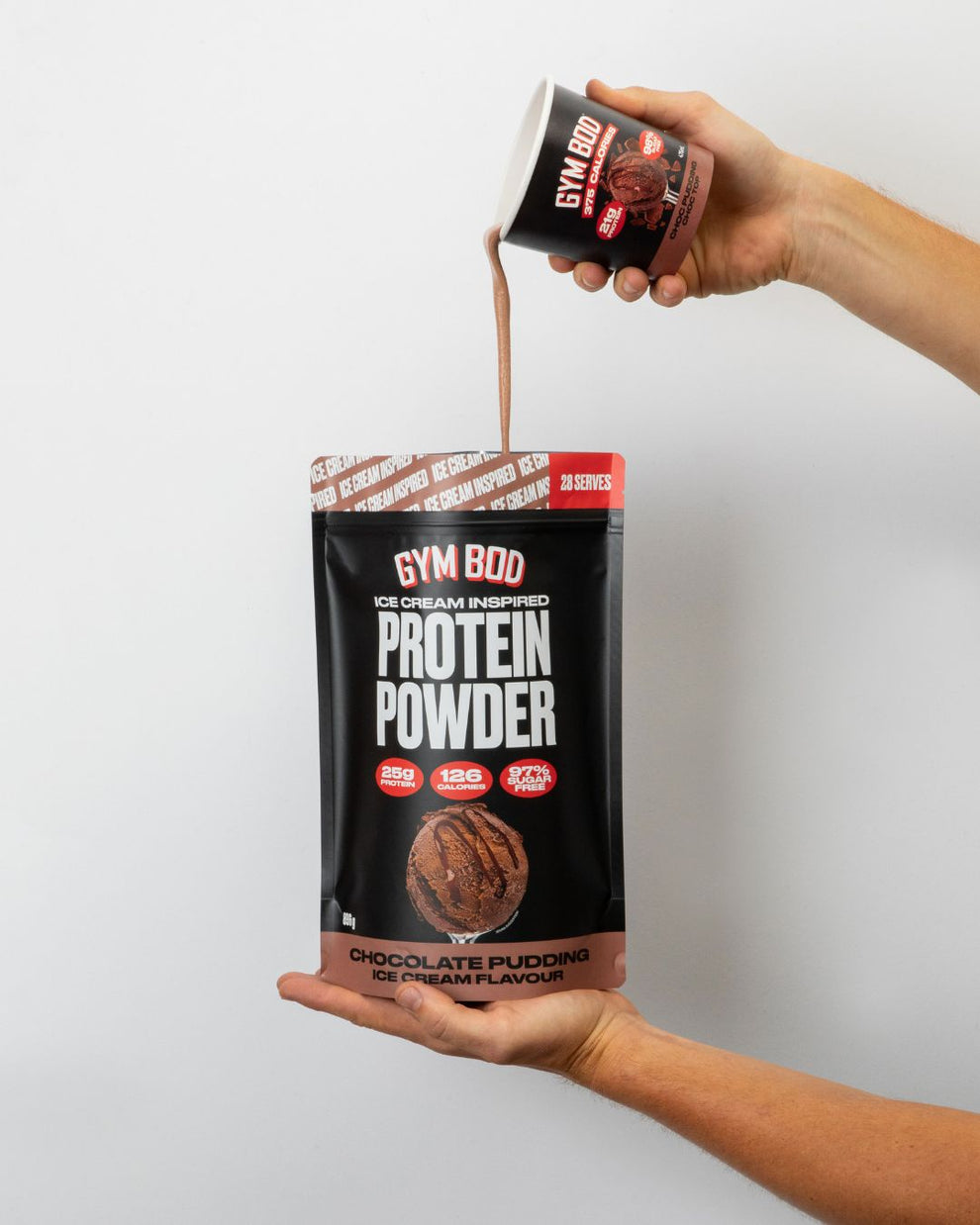 GYM BOD Chocolate Pudding Protein Powder