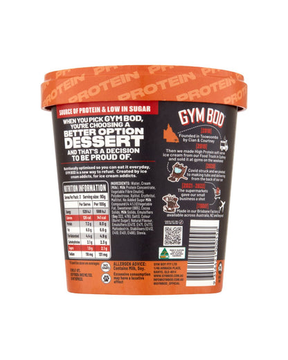 GYM BOD Salted Caramel Choc Top Ice Cre*m 475ml