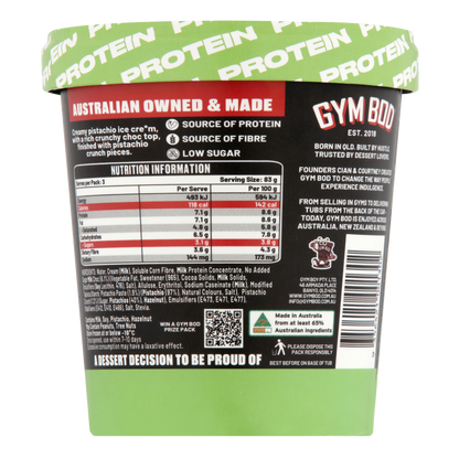 Pistachio Choc Top 475mL