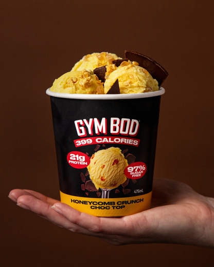 GYM BOD Honeycomb Crunch Ice Cre*m 475ml