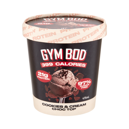 Cookies & Cream Choc Top 475ml