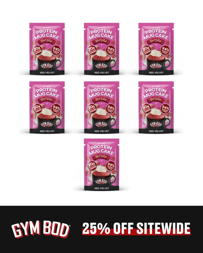 GYM BOD Red Velvet Protein Mug Cake