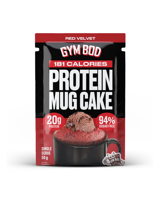 GYM BOD Red Velvet Protein Mug Cake