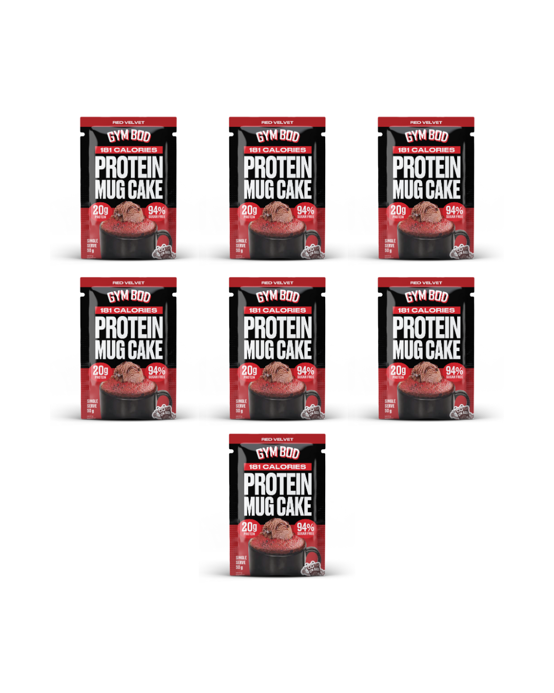 GYM BOD Red Velvet Protein Mug Cake