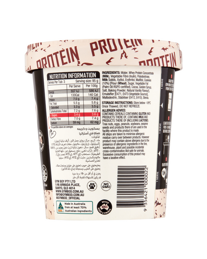 GYM BOD Cookies & Cream Ice Cre*m 475ml - GYM BOD