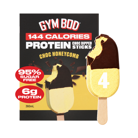Choc Honeycomb Protein Choc Dipped Sticks 360mL