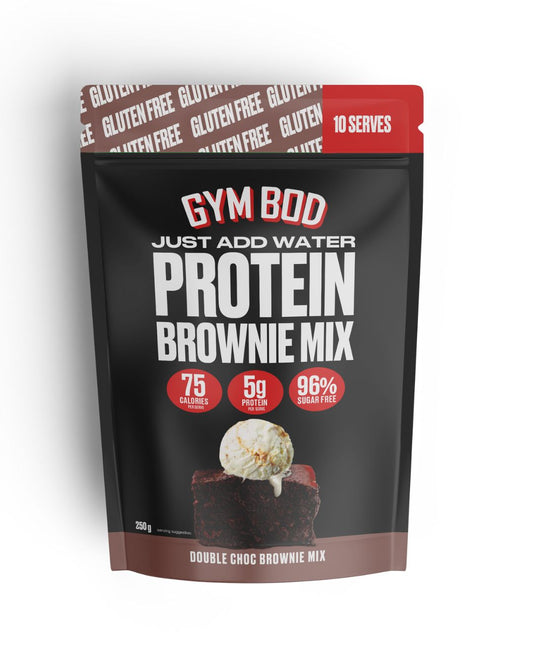 GYM BOD Double Choc Protein Brownie Mix