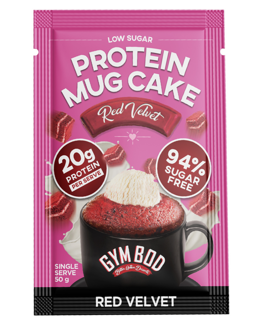 GYM BOD Red Velvet Protein Mug Cake
