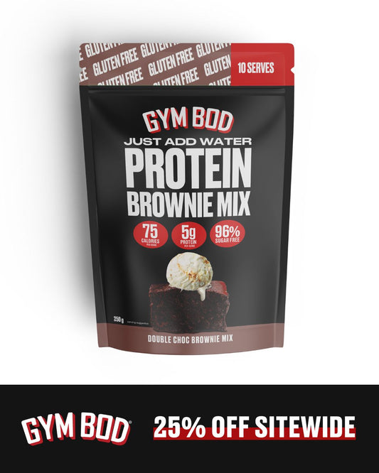 GYM BOD Double Choc Protein Brownie Mix