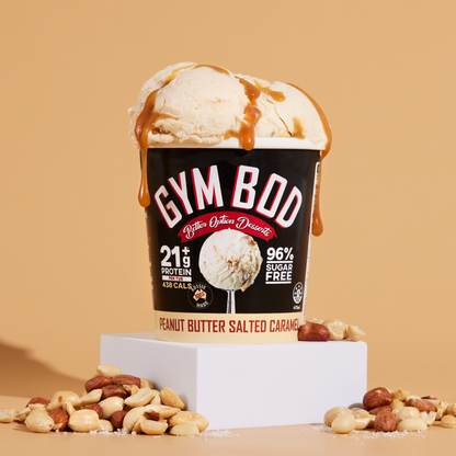 GYM BOD Peanut Butter Salted Caramel Ice Cre*m 475ml